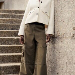 ME+EM Olive Cargo Pants